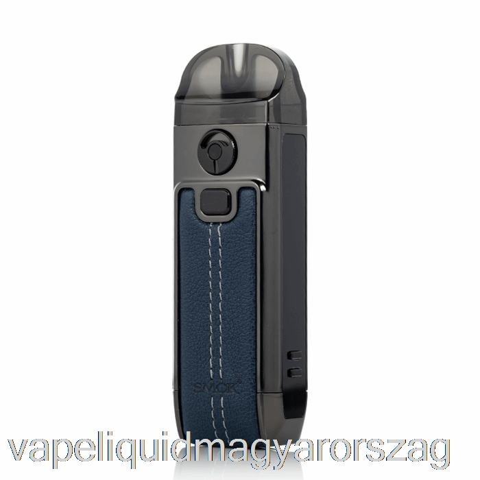 Smok Nord 4 80w Pod Kit Kék Bőr Vape E Cigi